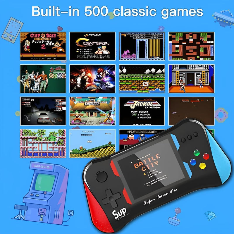 X7M Handheld Gaming Console with Controller | 3.5” Display | TV Connectivity Handheld Gaming Console (Multicolor)
