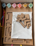 House Of Art | Cat Puzzle DIY Painting Kit (4 Pieces)