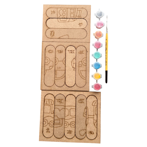 House Of Art |Transportation Puzzle (5 pieces )