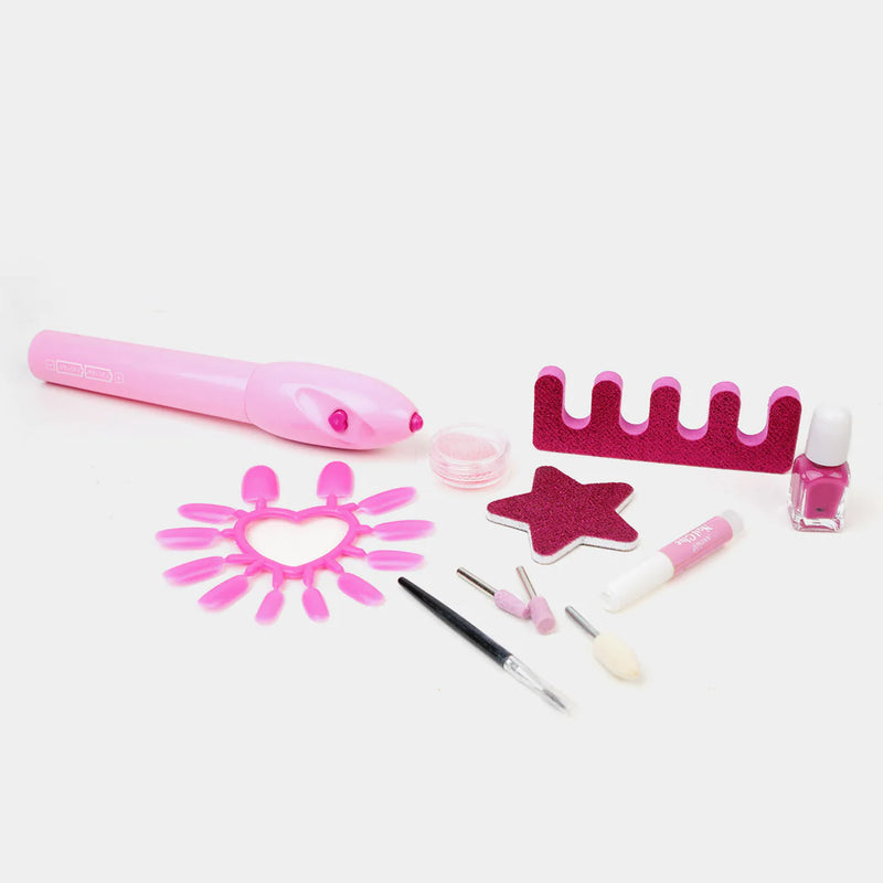 Nail Art, Parlour Set, DIY Kit, Art and Craft Set for Kids, Learning, Fun & Engaging Activity for Childrens,Multicolor, Gift Set for Kids, Age 6+ Years